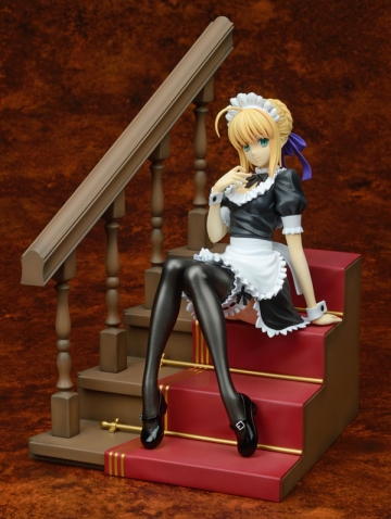 Saber (Mousou Maid), Fate/Hollow Ataraxia, Fate/Stay Night, PLUM, Pre-Painted, 1/7